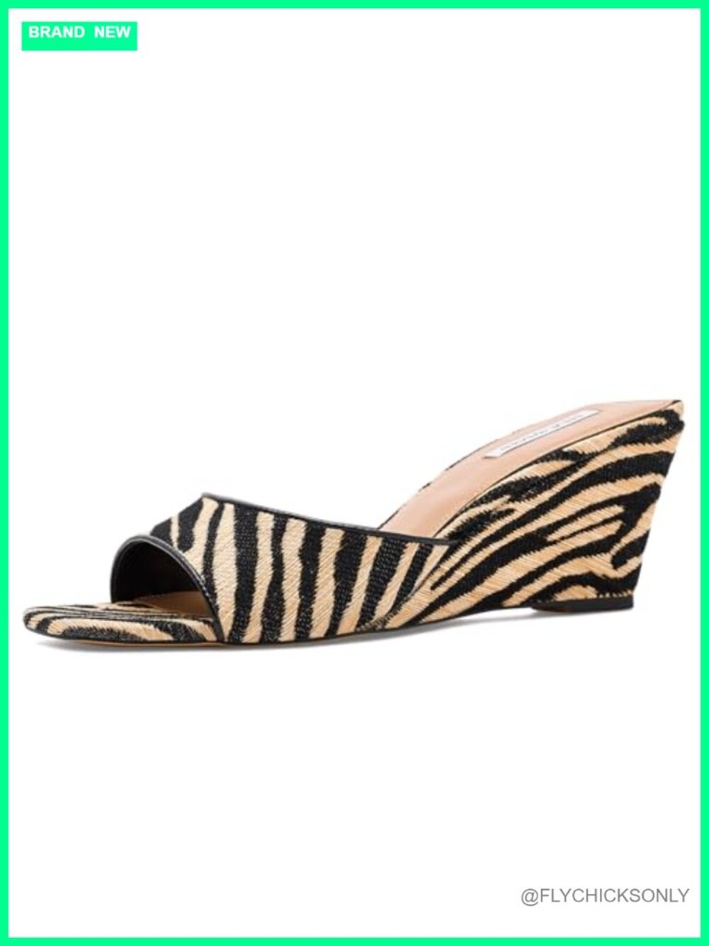 Women's Wedge Sandals Slingback Open Toe Raffia Slip On Wedding